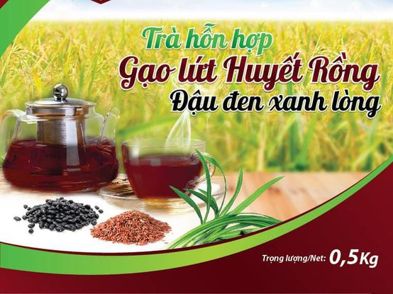 Công bố sản phẩm trà hỗn hợp gạo lứt Huyết Rồng - đậu đen xanh lòng